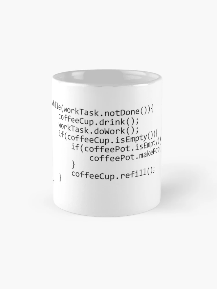 Thumbnail 4 of 6, Coffee Mug, Java Coffee Loop designed and sold by JTshirtsDesign.