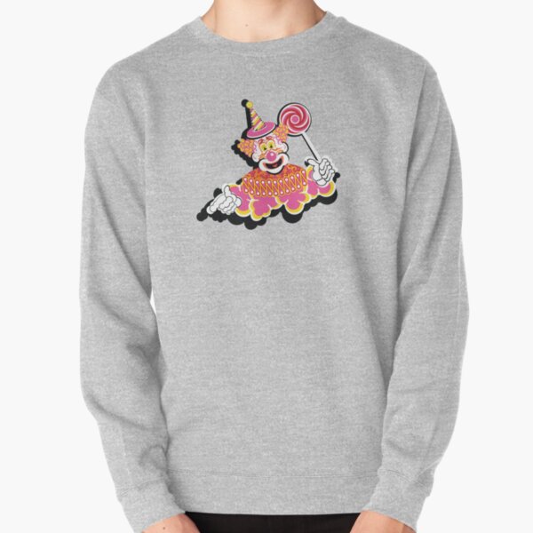 Retro Clown Pullover Sweatshirt