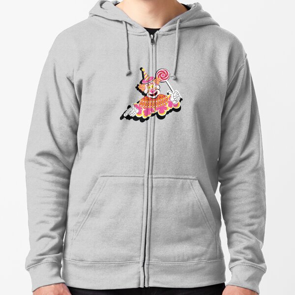 Retro Clown Zipped Hoodie