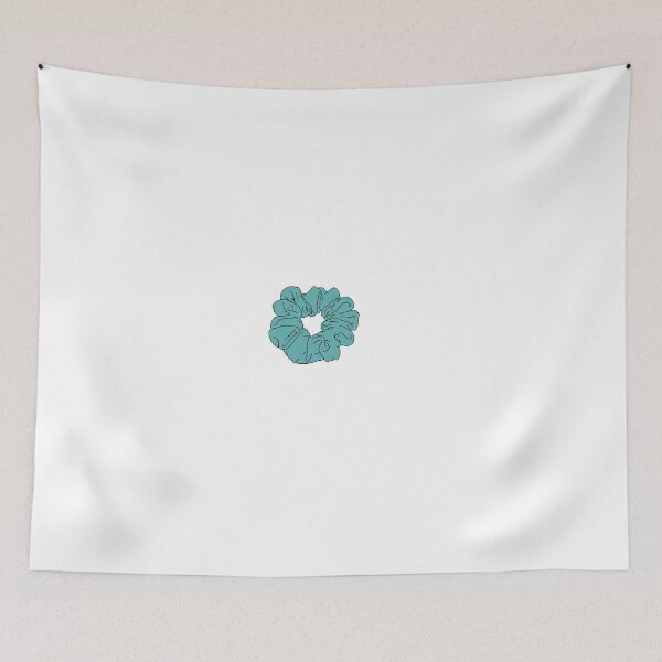 Item preview, Turquoise Blue Scrunchie Sticker designed and sold by laurencude.