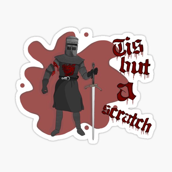 Artikel-Vorschau von Der schwarze Ritter, designt und verkauft von Cactusstickers.