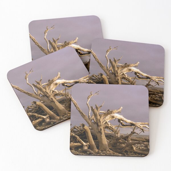 Item preview, Stark Branches of Driftwood against Gray Sky designed and sold by SeaChangeDesign.