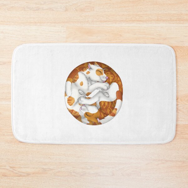 Item preview, Yin-Yang Cats: Ginger Bicolor Tabby designed and sold by spyroid101.
