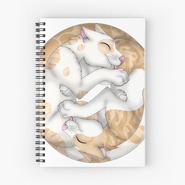 Item preview, Yin-Yang Cats: Cream Bicolor Tabby designed and sold by spyroid101.