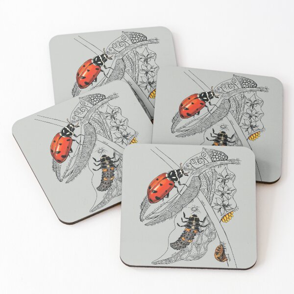 Item preview, Lady Bug Life-Cycle Doodle designed and sold by mernstw.