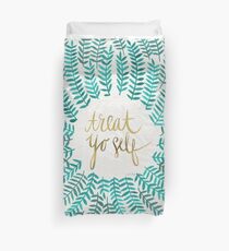 Treat Yo Self – Turquoise Duvet Cover