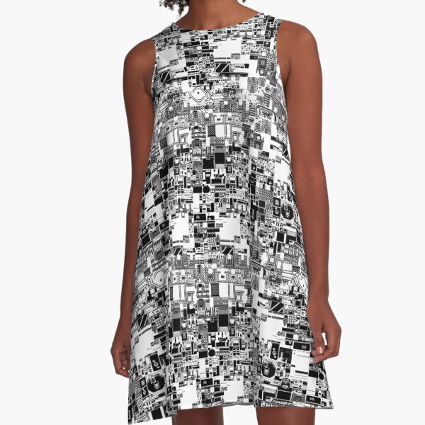 Glitch Dresses Redbubble - roblox new high school head explode glitch