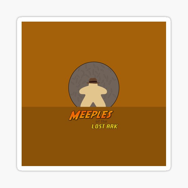 Item preview, Meeples of the Lost Ark Board Gaming Minimal Movie Poster designed and sold by Nerfenstein.