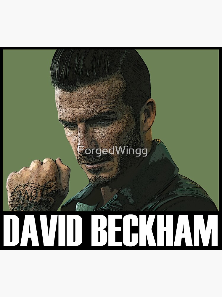 David Beckham Sticker By Forgedwingg Redbubble