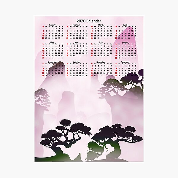 Item preview, Japan Landscape Calendar designed and sold by giovanni monasta.