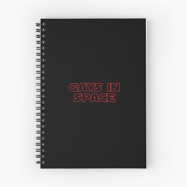 Item preview, Gays in Space (red, outline) designed and sold by AllQueerHere.