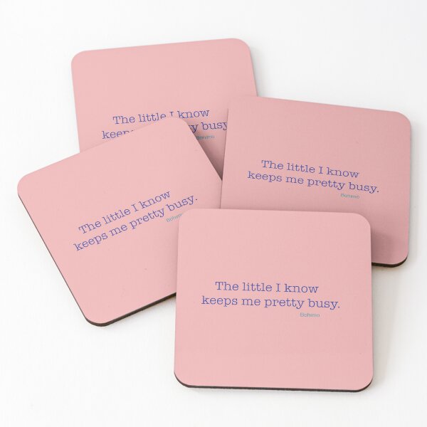 Item preview, The little I know keeps me pretty busy. Best t shirt quotes ever. designed and sold by Bohimo.