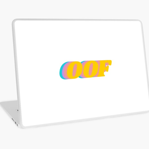 Roblox Oof Laptop Skins Redbubble - roblox oof sad face laptop skin by hypetype redbubble