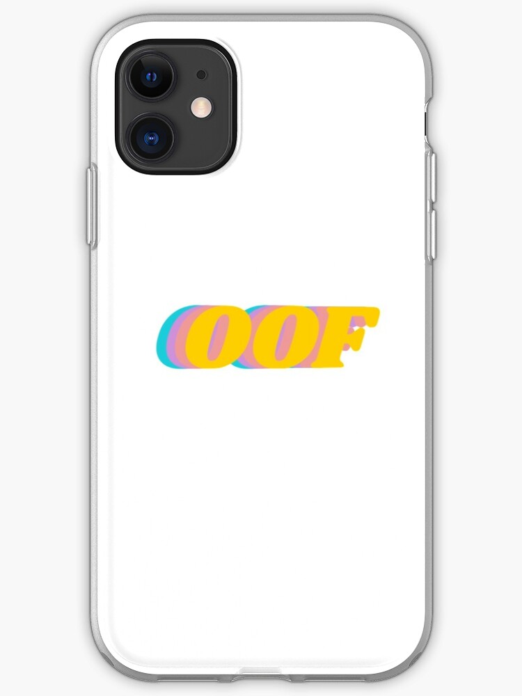 Oof Rainbow Iphone Case Cover By Aggpanda Redbubble - rainbow oof roblox