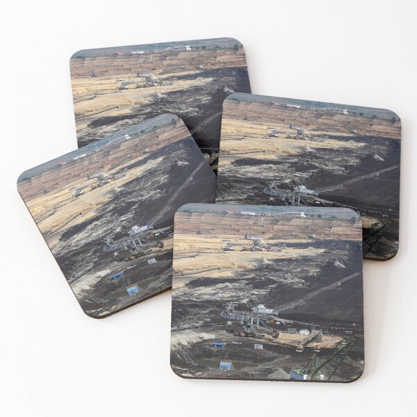 Item preview, Open pit coal mine with excavators and machinery in Kostolac mining industry designed and sold by goceris.
