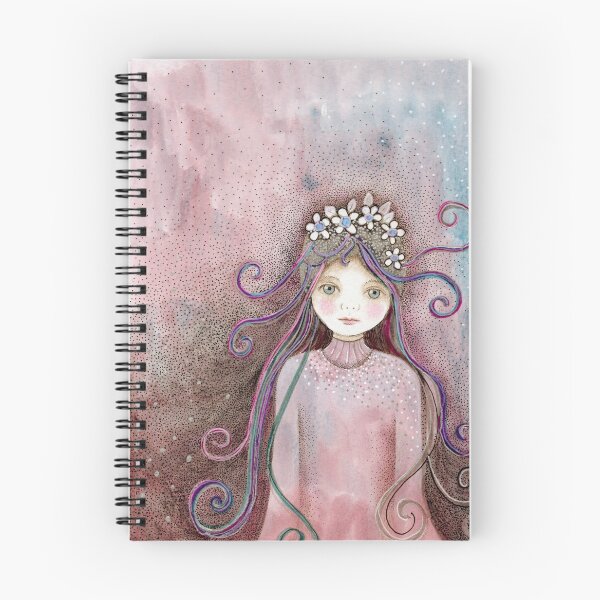 Item preview, flower girl with pink dress designed and sold by trudette.