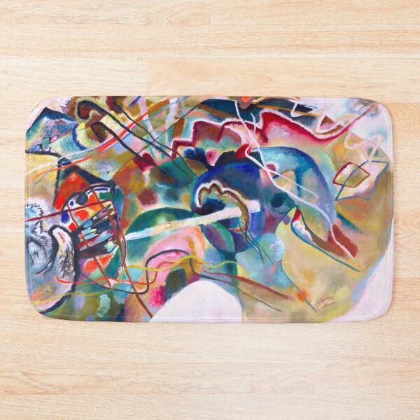 Item preview, Wassily Kandinsky - Painting with White Border designed and sold by ArtExpression.