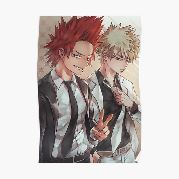 Mon Académie des Héros - Bakugo / Kirishima Poster