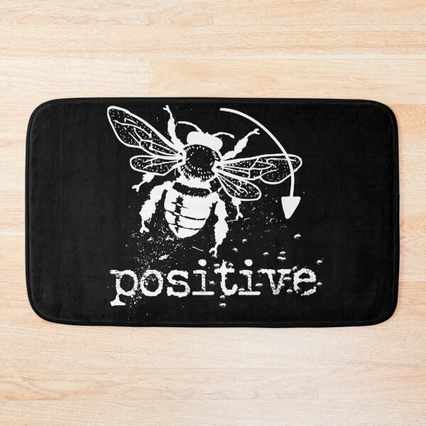 Aperçu de l'œuvre Bee positive typography text art quote by Word Fandom - wordfandom créée et vendue par Kerry Pritchard.