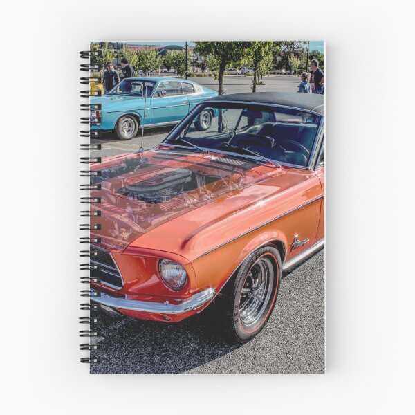 Item preview, Misted bonnet Ford Mustang in orange designed and sold by Cars around Adelaide.