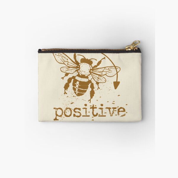 Aperçu de l'œuvre Bee positive typography text art quote by Word Fandom - wordfandom créée et vendue par Kerry Pritchard.