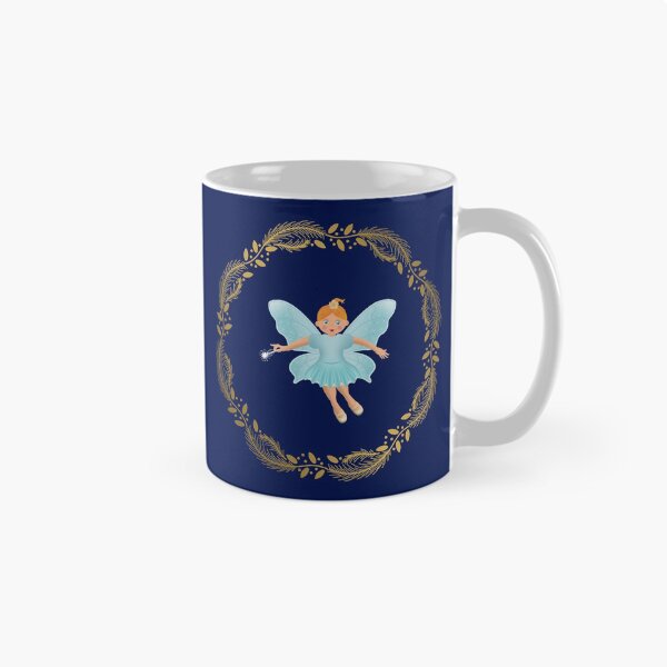 Item preview, The Nutcracker Christmas Special - Nutcracker Scene -Sugar Plum Fairy in Golden Christmas Wreath (Royal Blue) designed and sold by talgursmusthave.