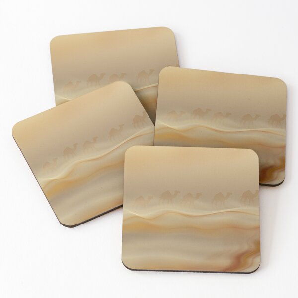 Item preview, Camels in the desert storm designed and sold by Marlies Odehnal.