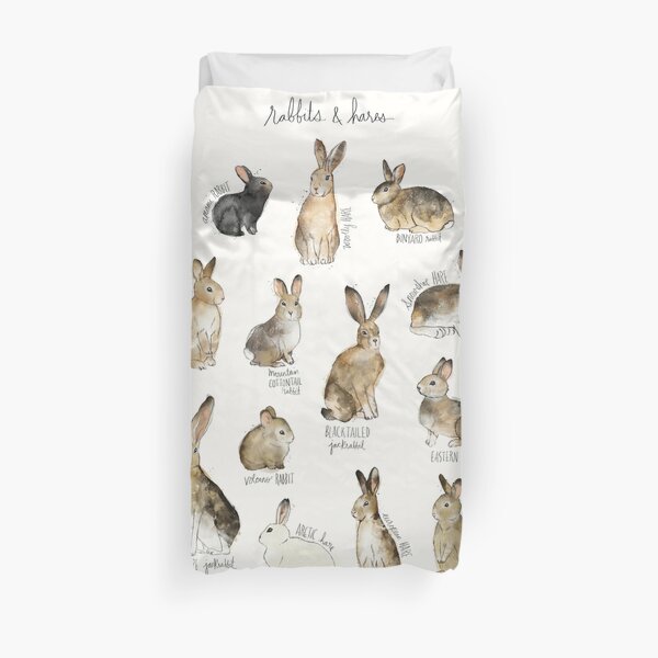 Rabbits & Hares Duvet Cover
