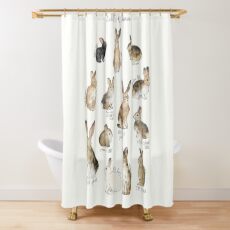Rabbits & Hares Shower Curtain