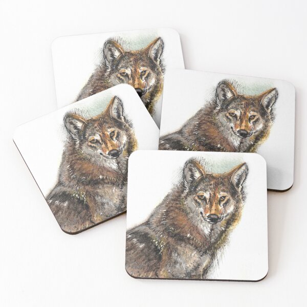 Aperçu de l'œuvre Coyote de l'Ouest créée et vendue par belettelepink.