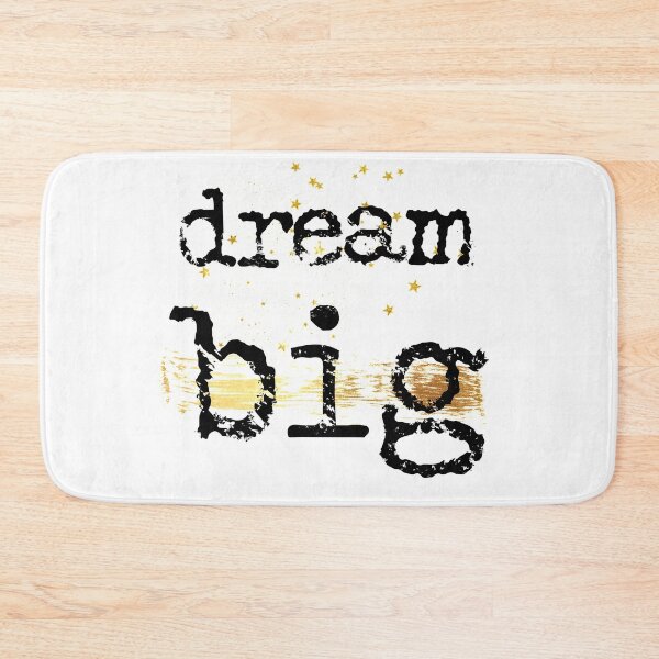 Aperçu de l'œuvre Dream big typography text art quote by Word Fandom - wordfandom créée et vendue par Kerry Pritchard.