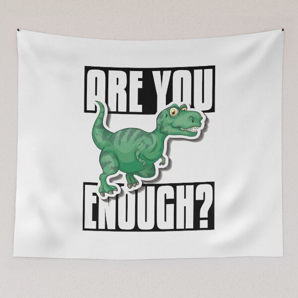 Item preview, Tyrannosaurus Are You Brave Enough? Dinosaur T Rex designed and sold by ProjectX23.