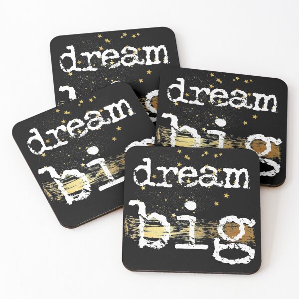 Item preview, Dream big typography text art quote by Word Fandom - wordfandom designed and sold by Kerry Pritchard.