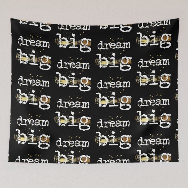 Item preview, Dream big typography text art quote by Word Fandom - wordfandom designed and sold by Kerry Pritchard.
