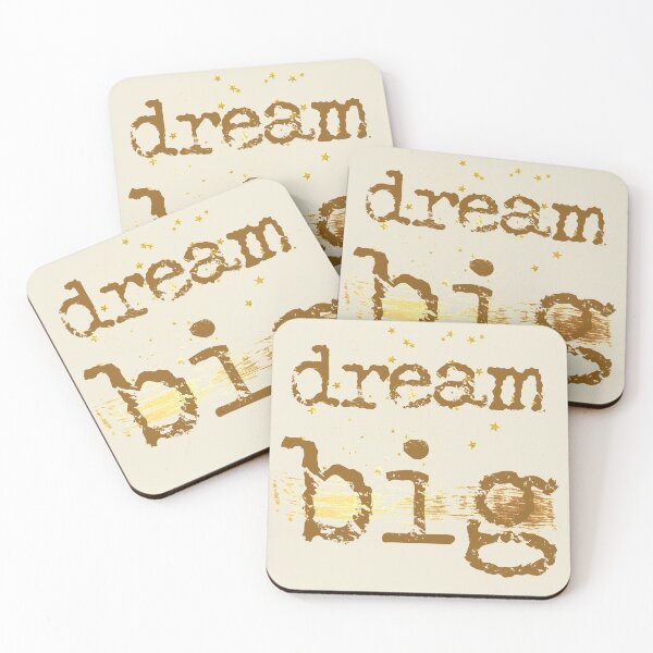 Item preview, Dream big typography text art quote by Word Fandom - wordfandom designed and sold by Kerry Pritchard.