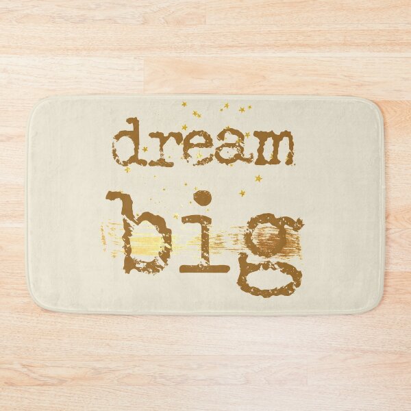 Aperçu de l'œuvre Dream big typography text art quote by Word Fandom - wordfandom créée et vendue par Kerry Pritchard.
