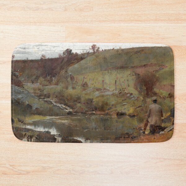 Item preview, A Quiet Day on Darebin Creek - Tom Roberts - 1885 designed and sold by ArtExpression.
