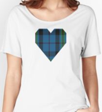 00692 Notre Dame Marching Guard Tartan Women's Relaxed Fit T-Shirt