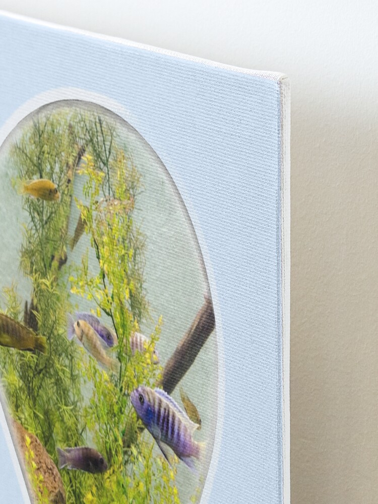 Alternate view of AQUARIUM LAMP Mounted Print