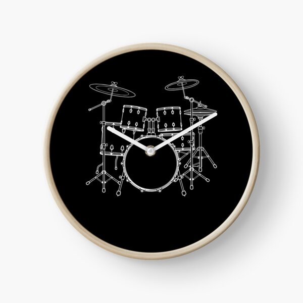 Drummer - drums Clock