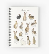 Cuaderno de espiral Conejos y liebres