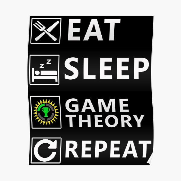 Game Theory Youtube Posters Redbubble - film theory logo roblox