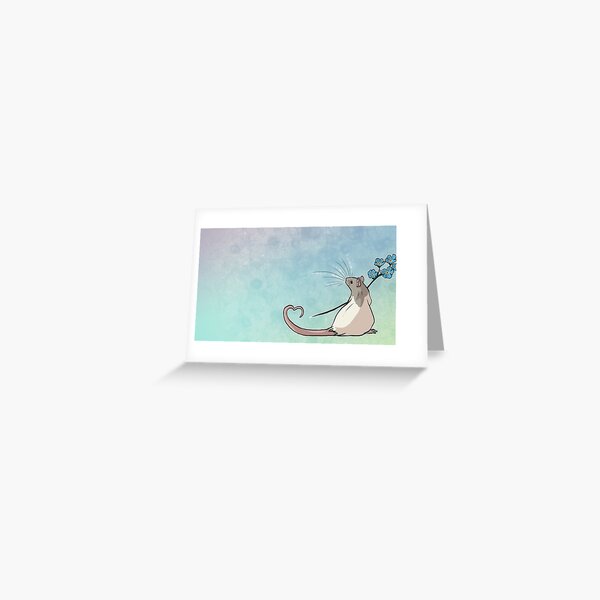 Forget Me Not Greeting Card