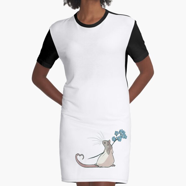 Forget Me Not Graphic T-Shirt Dress