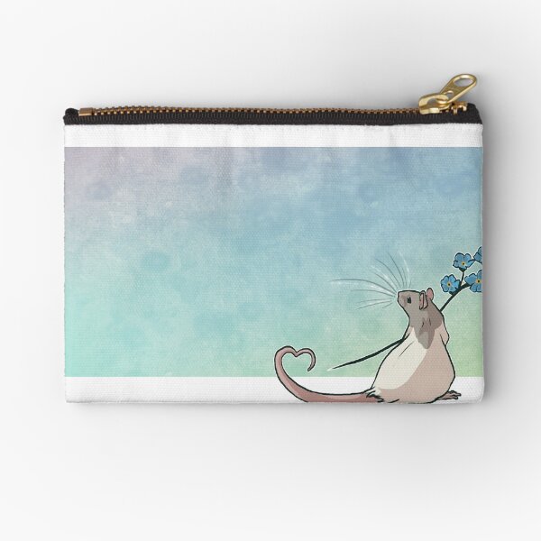 Forget Me Not Zipper Pouch