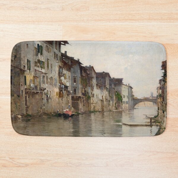 Item preview, Bartolomeo Bezzi - L'Acqua Morta - 1884 designed and sold by ArtExpression.