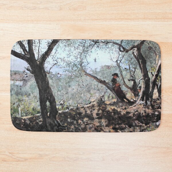 Item preview, Telemaco Signorini - Among the Olive Trees in Settignano - 1885 designed and sold by ArtExpression.