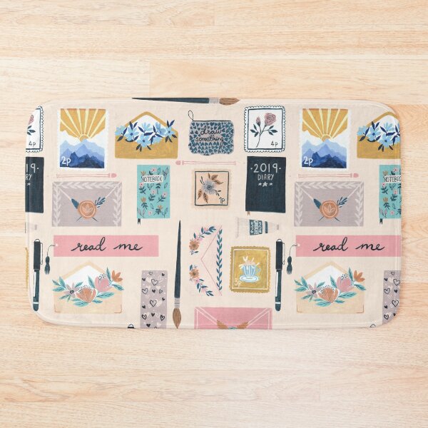 Item preview, Vintage Floral Stationary Art Print  designed and sold by Kova  Rose.