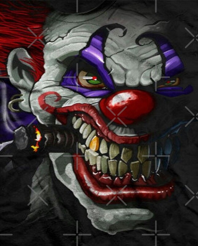 Dessin De Clown Tueur Qui Fait Peur « Horreur de dessin animé génial tueur clown » par leen12 | Redbubble