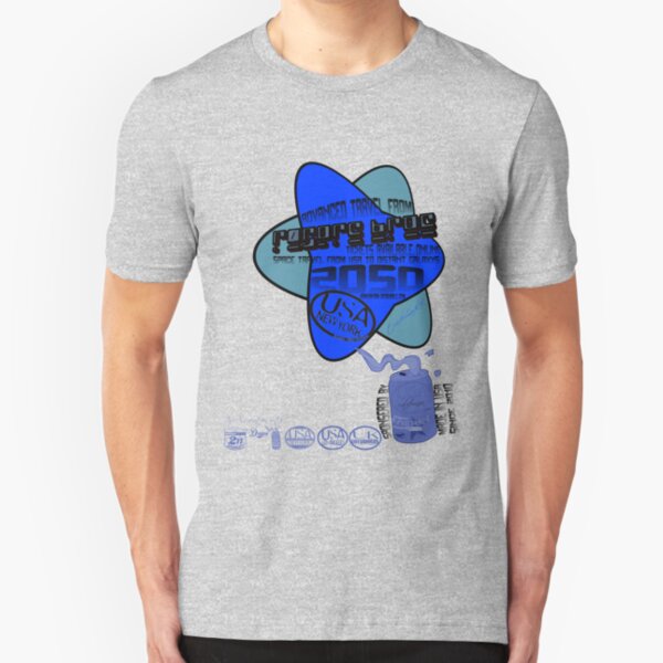 usa new york tshirt by rogers bros co Slim Fit T-Shirt